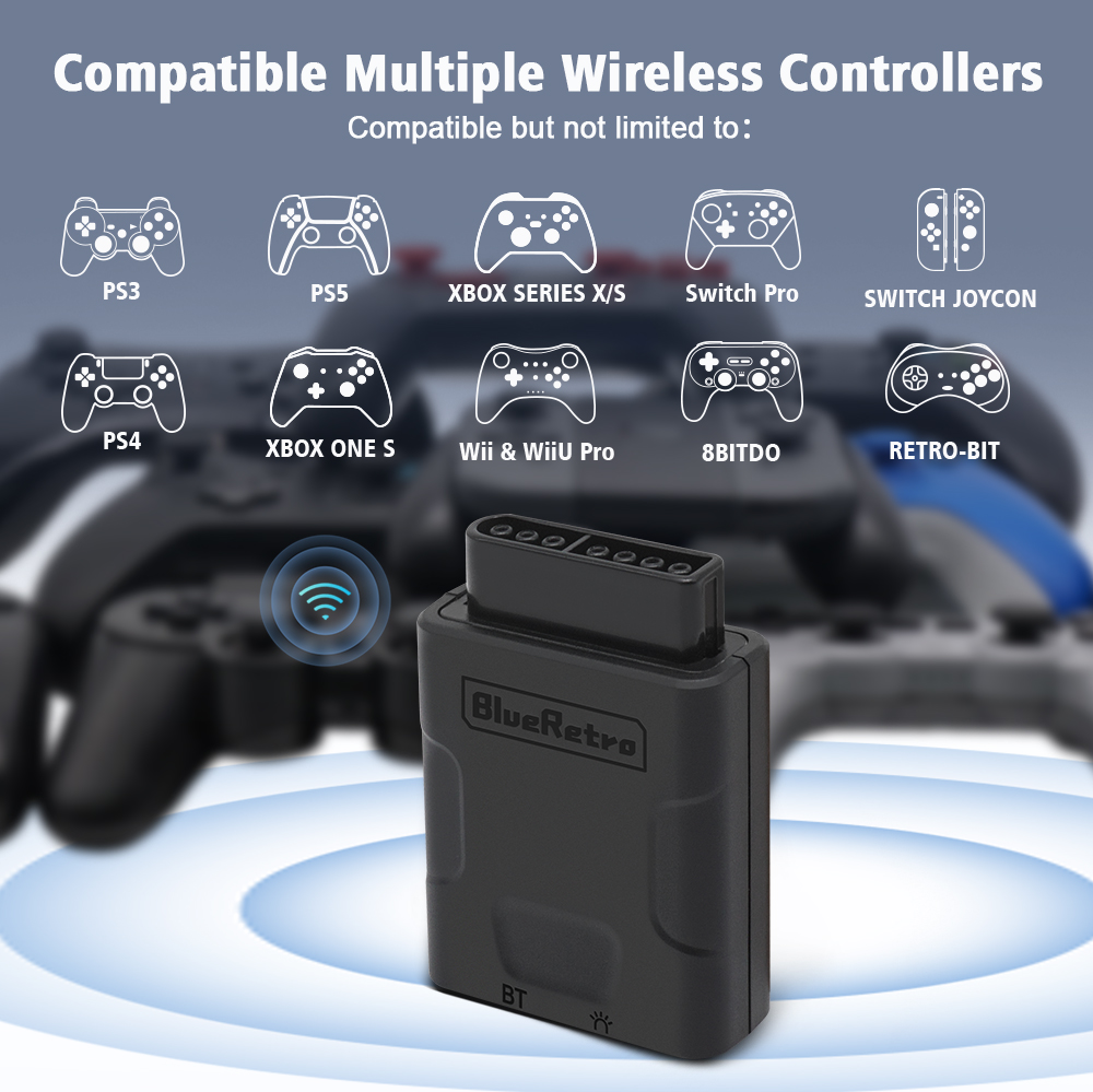 Gaming Console For Tv Xbox - محول وحدة التحكم اللاسلكية RetroScaler Blueretro