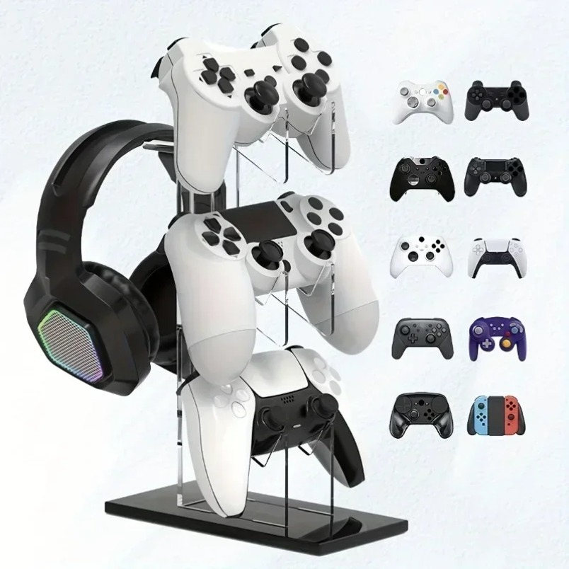 Gaming Console Organizer - حامل وحدة تحكم الألعاب ثلاثي الطبقات