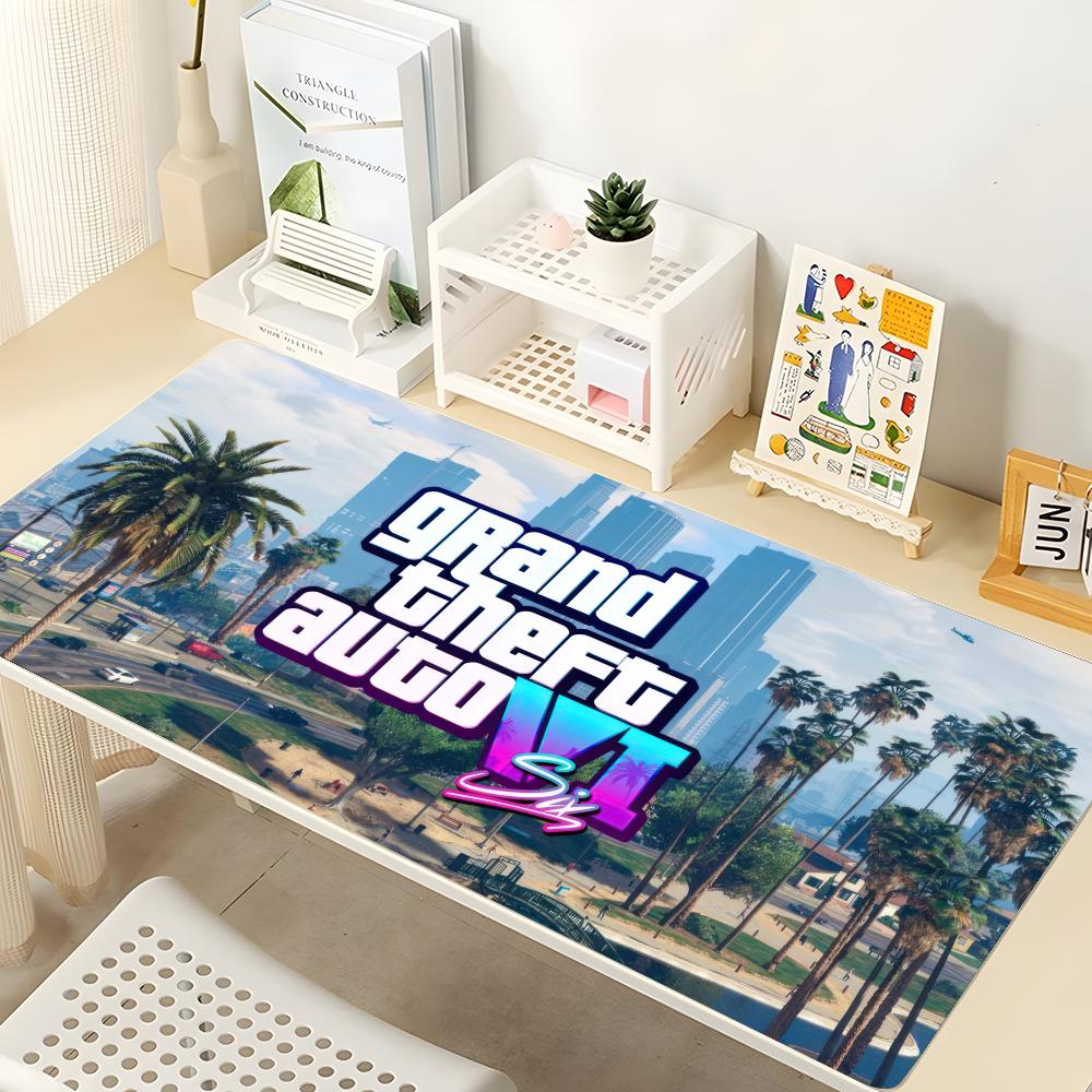 Gaming Console With Gta - لوحة ماوس للألعاب G-gta 6 كبيرة