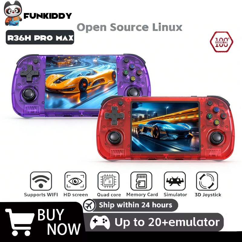 Gaming Console R36H - وحدة ألعاب FUNKIDDY R36H PRO MAX،