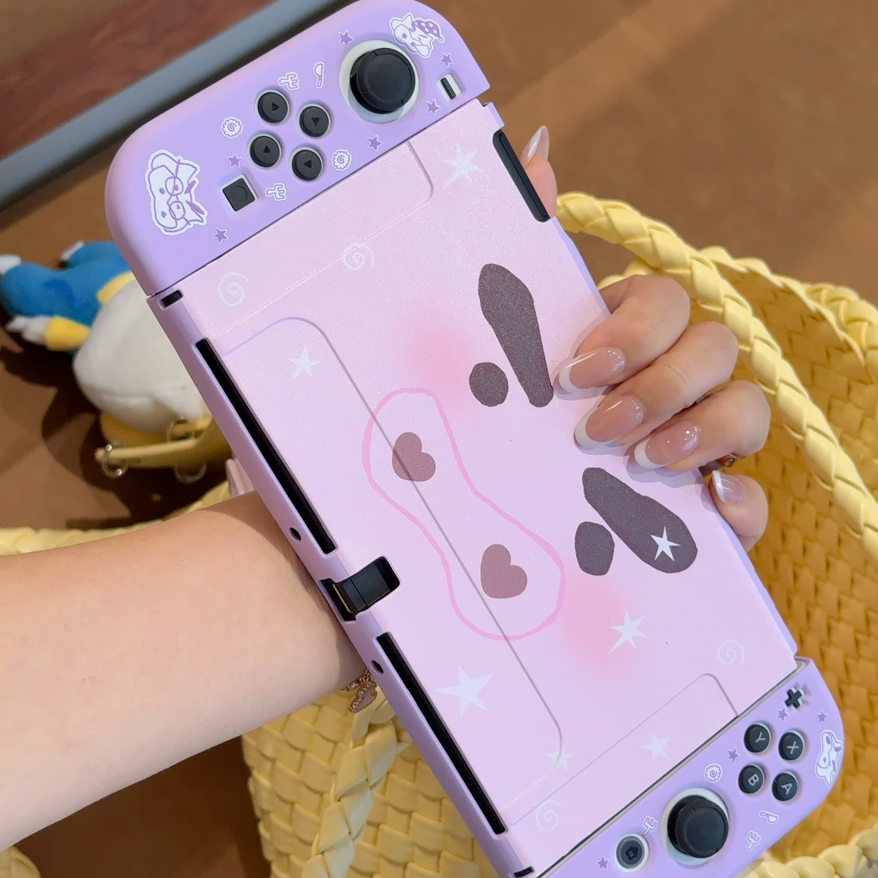 Gaming Console Cartoon - غطاء حماية كرتوني لأجهزة نينتندو سويتش