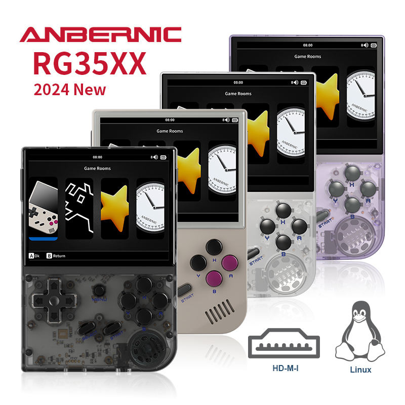 Gaming Console Under 5000 - ANBERNIC 2024 جديد RG35XX ريترو وحدة