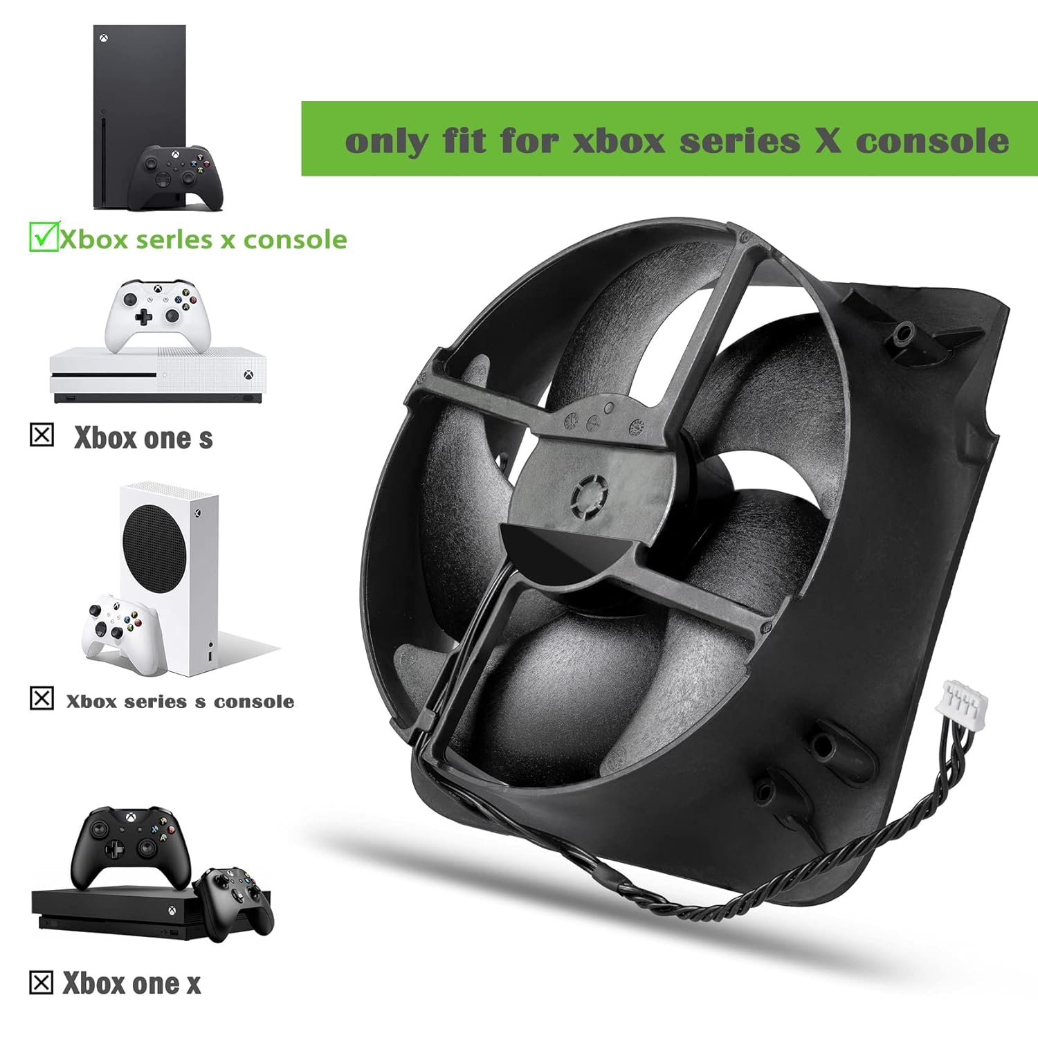 Gaming Console For Tv Xbox - استبدال مروحة التبريد الداخلية لجهاز Xbox