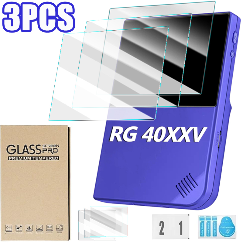 Gaming Console Portable - 3-1 قطعة الزجاج المقسى ل Anbernic