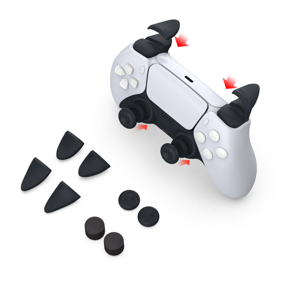 Trigger Extender Button - طقم ملحقات لجهاز تحكم PS5 متوافق
