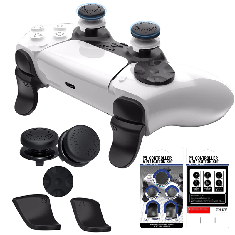 Trigger Extender Button - أغطية عصا التحكم 5 في 1