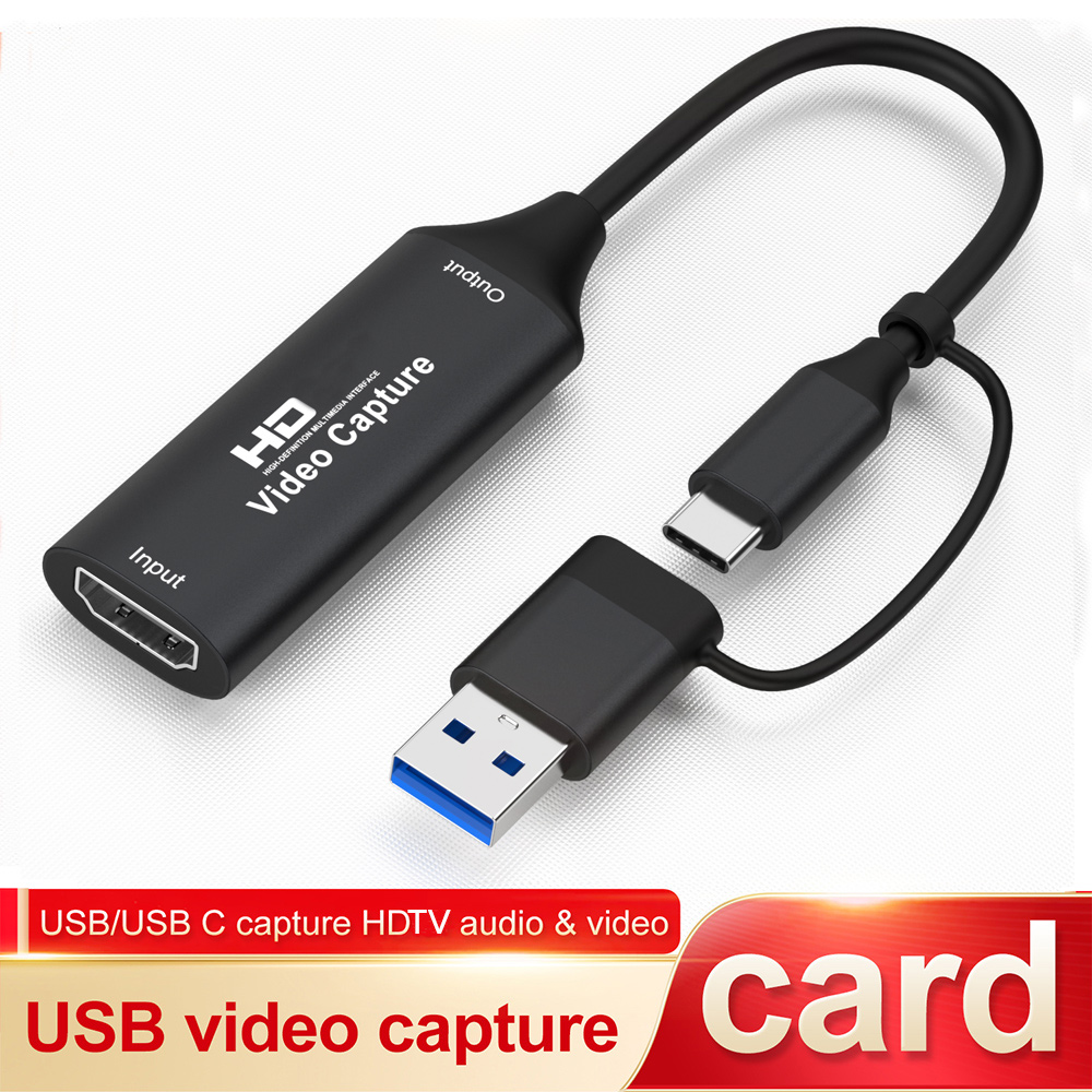 Gaming Console Pc - 4K HDMI-متوافق USB بطاقة التقاط الصوت
