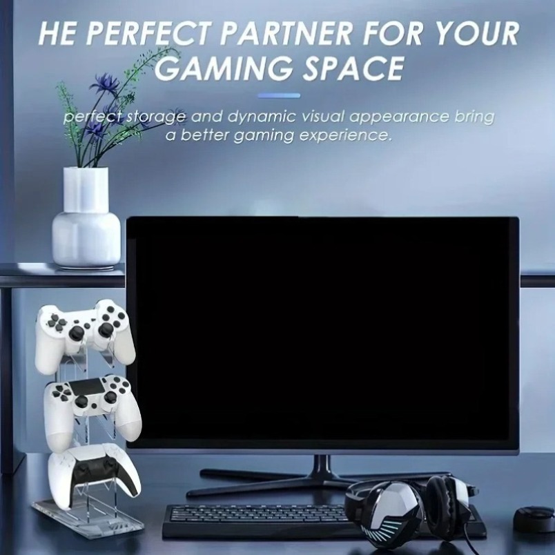 حامل وحدة تحكم الألعاب ثلاثي ا - مراجعة Gaming Console Organizer وسعره