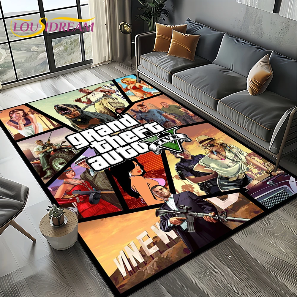 سجادة لعبة جراند ثفت أوتو GTA  - مراجعة Gaming Console With Gta وسعره