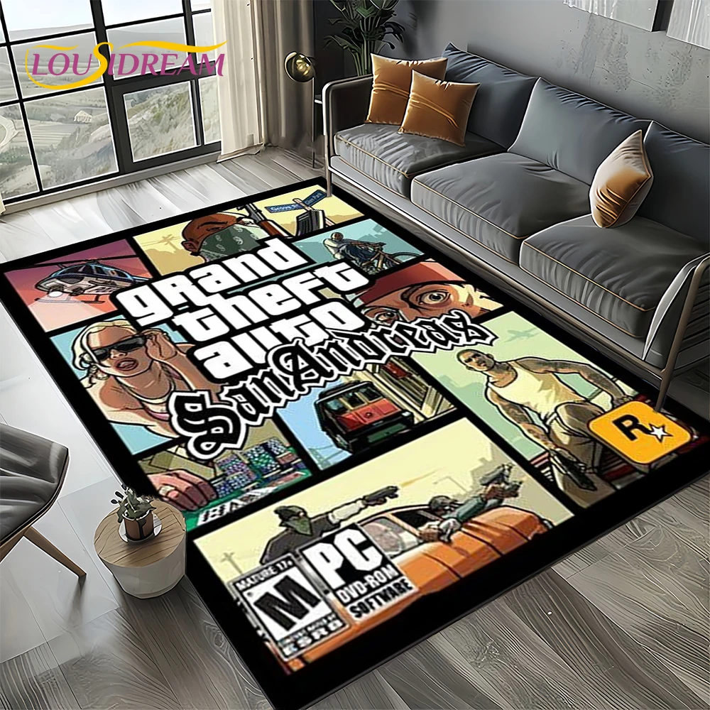 سجادة لعبة جراند ثفت أوتو GTA  - مراجعة Gaming Console With Gta وسعره