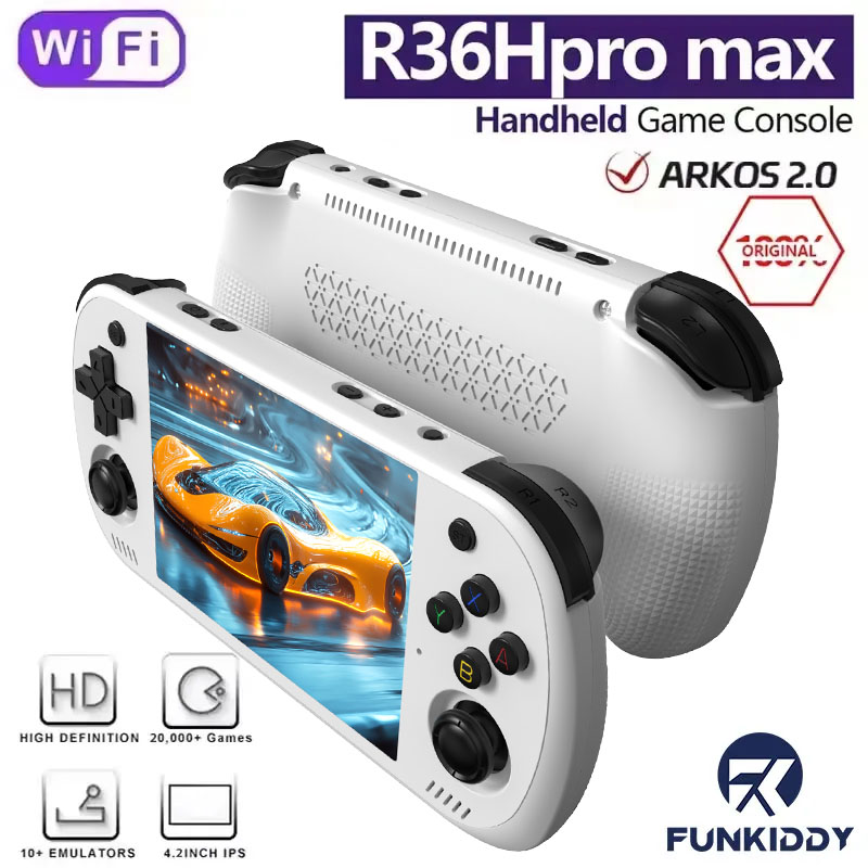 FUNKIDDY R36H PRO MAX وحدة تحك - مراجعة Gaming Console R36H وسعره