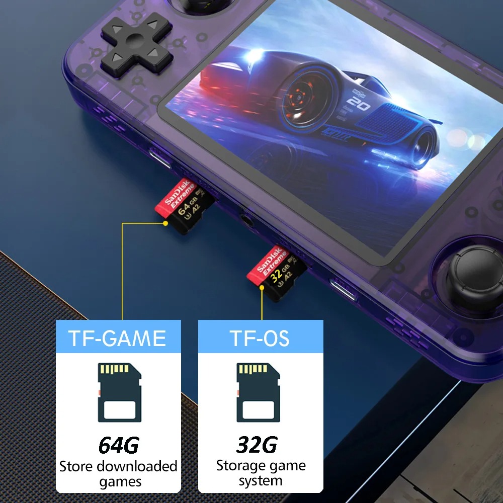 جهاز ألعاب محمول R36H بتصميم ك - مراجعة Gaming Console R36H وسعره
