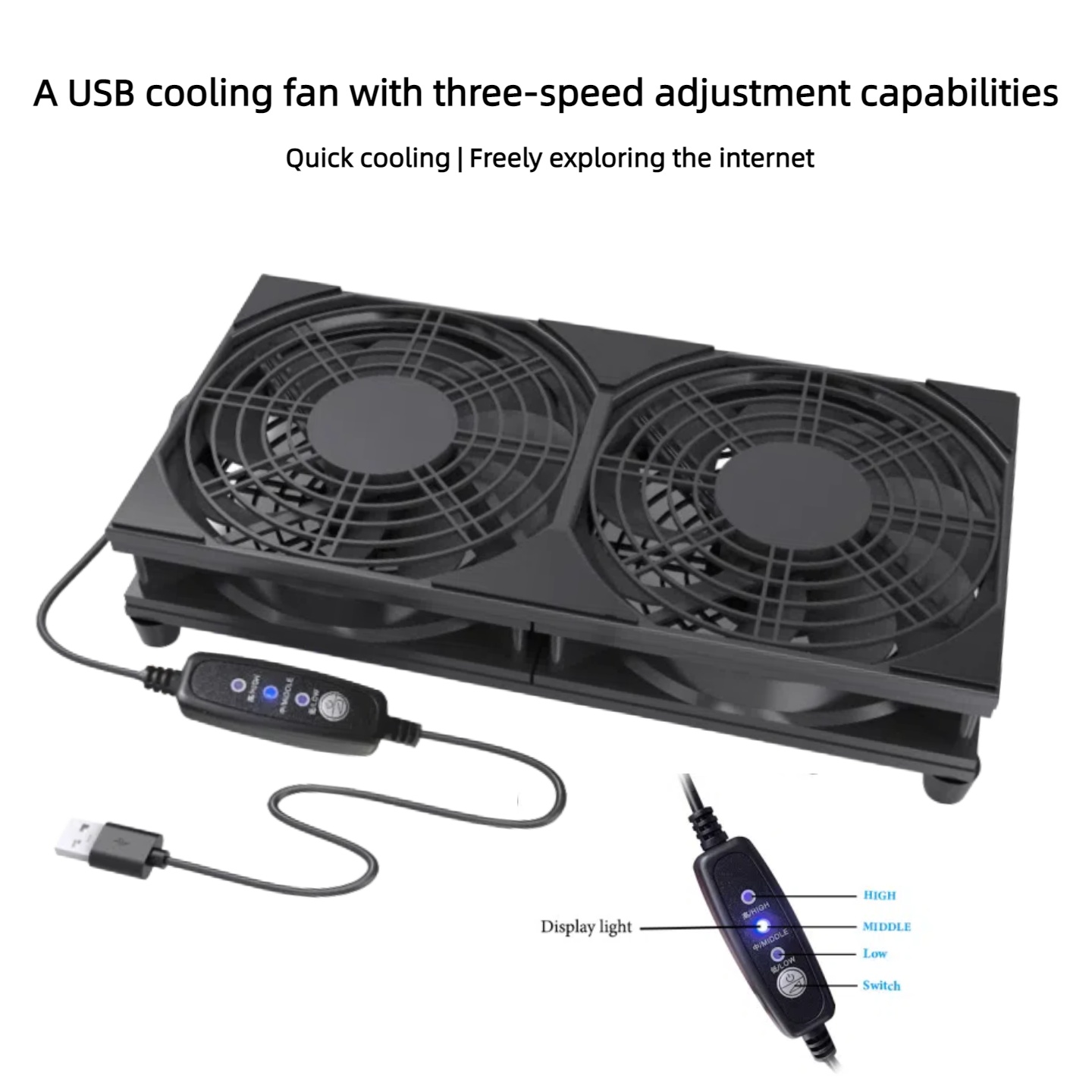 مروحة تبريد مزدوجة بمنفذ USB م - مراجعة Gaming Console Pc وسعره