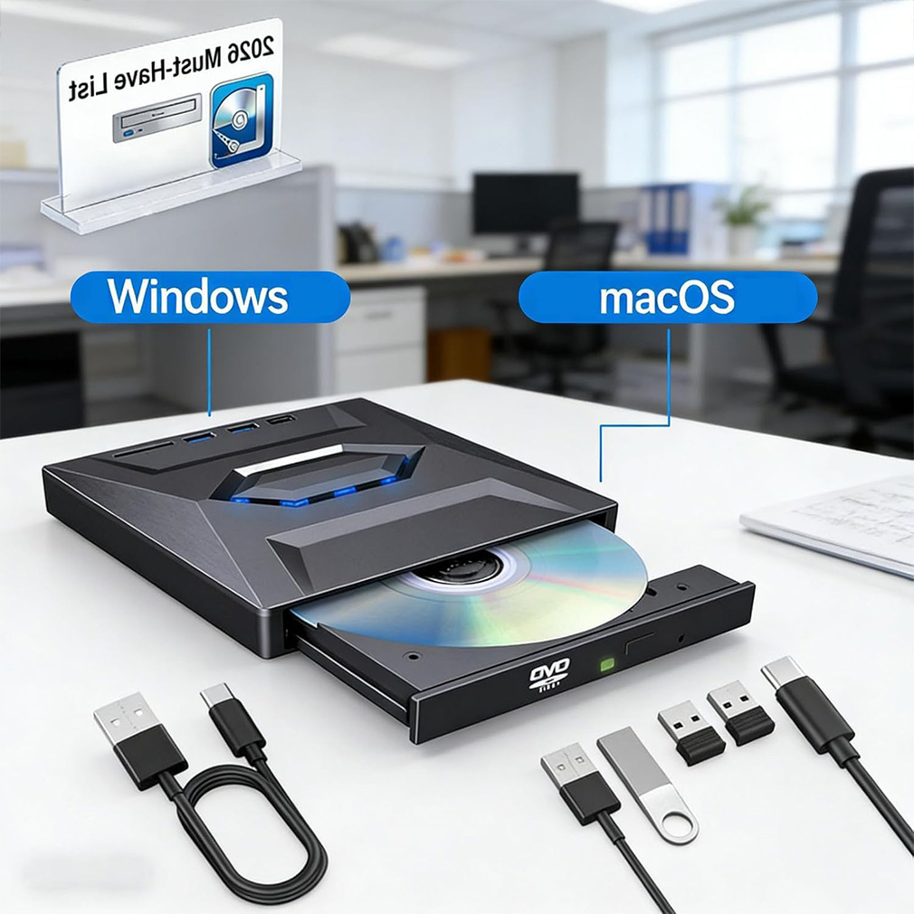 مشغل أقراص DVD وBD وCD خارجي 7 - مراجعة Gaming Console Pc وسعره