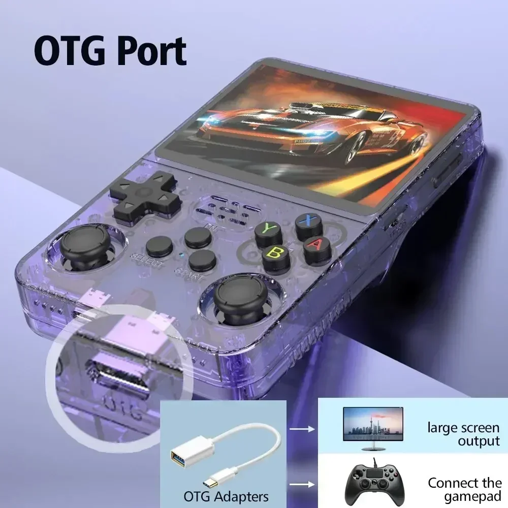 جهاز ألعاب فيديو محمول R36S بن - مراجعة Gaming Console Mario وسعره