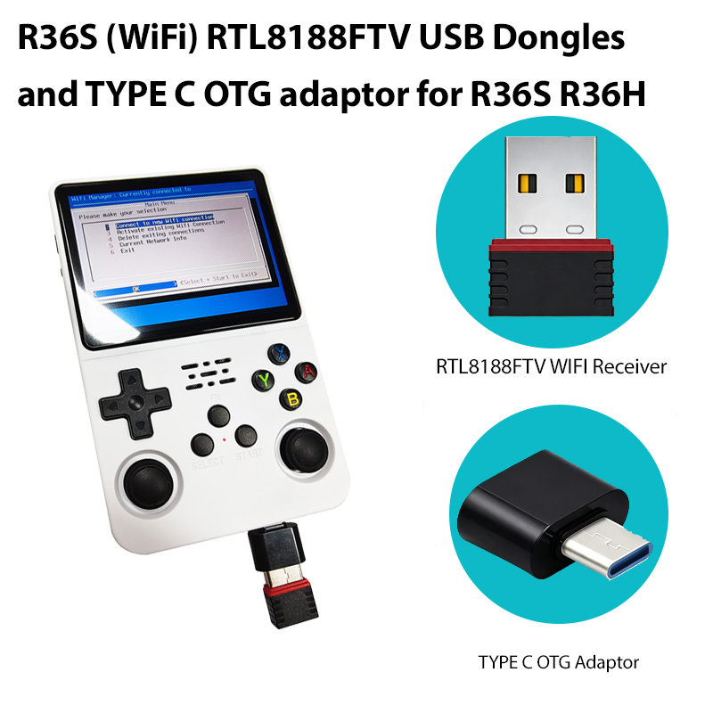 دونجل USB طراز RTL8188FTV (واي - مراجعة Gaming Console R36H وسعره