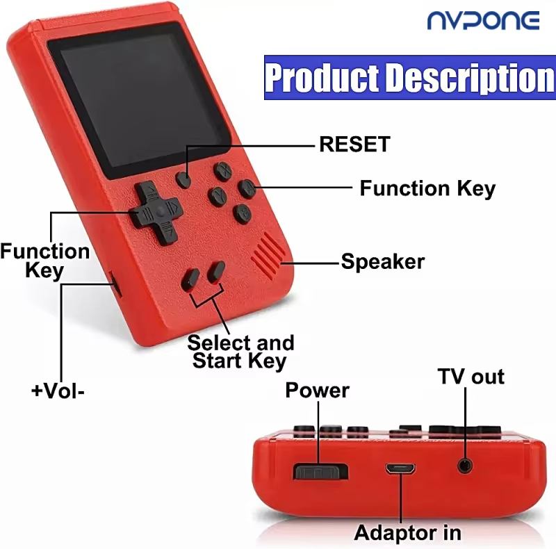 وحدة تحكم ألعاب فيديو صغيرة مح - مراجعة Gaming Console Mario وسعره