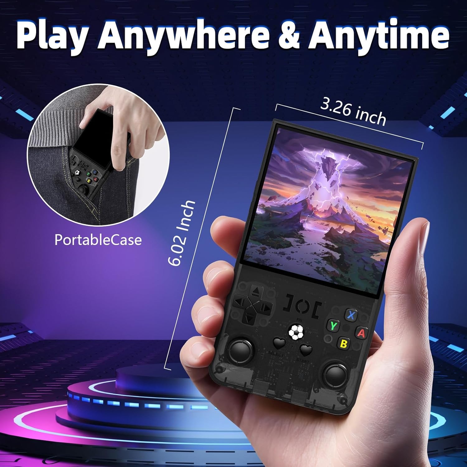 وحدة تحكم ألعاب محمولة FLLAPT  - مراجعة Gaming Console R36 Max وسعره