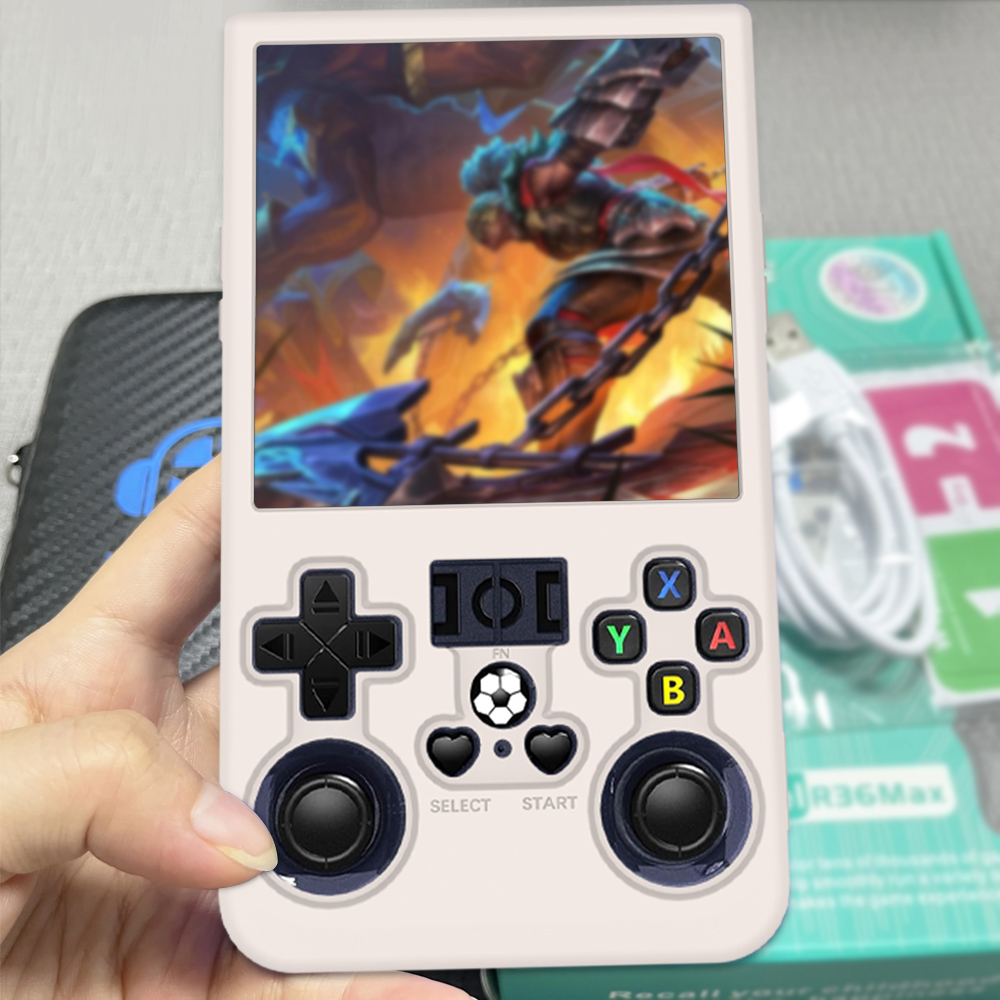 غطاء حماية من السيليكون لجهاز  - مراجعة Gaming Console R36 Max وسعره