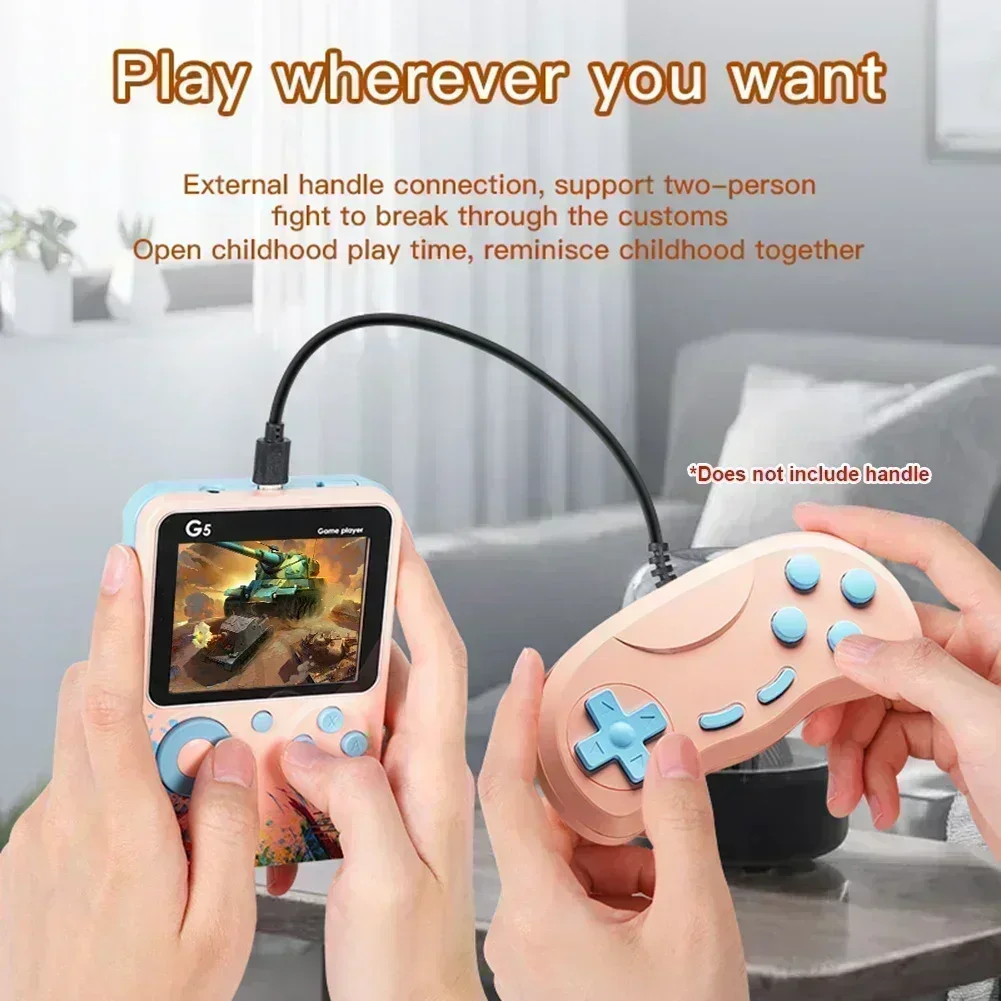 جهاز ألعاب محمول G5 ريترو مع 5 - مراجعة Gaming Console Mario وسعره
