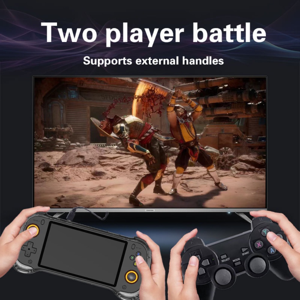 جهاز ألعاب محمول H55 PRO مفتوح - مراجعة Gaming Console Under 5000 وسعره